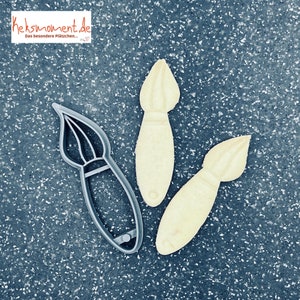 Brush cookie cutter / cookie stamp