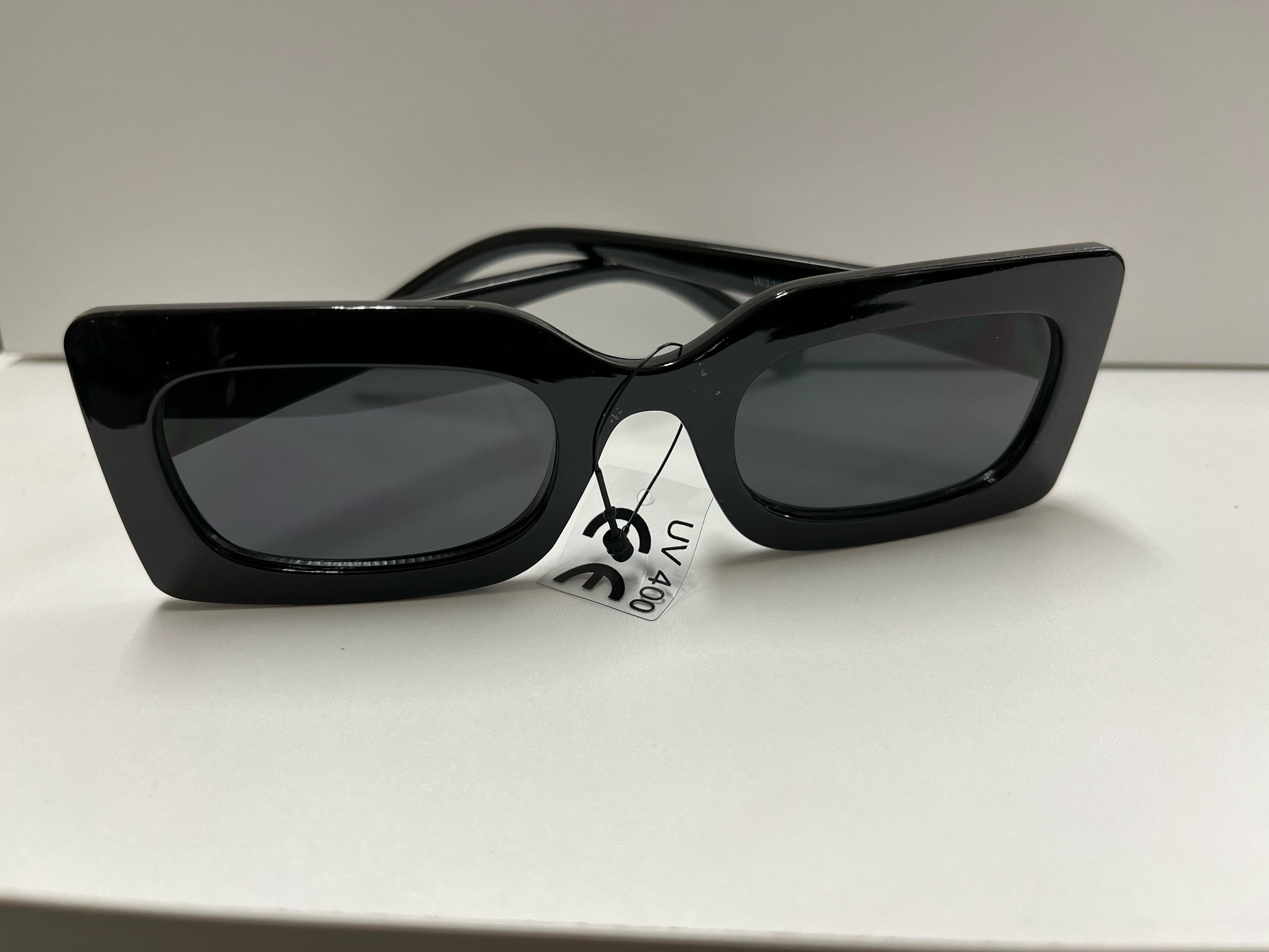 Oversized Jeweled lined Square Sunglasses P6756-FRH Rhinestone Square Wholesale Sunglasses - Frontier  main image 4