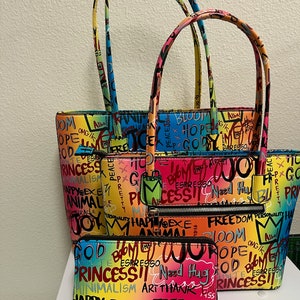 Womens Shoulder Bag Luxury Handbags Designer Purse Backpack Crossbody  Graffiti