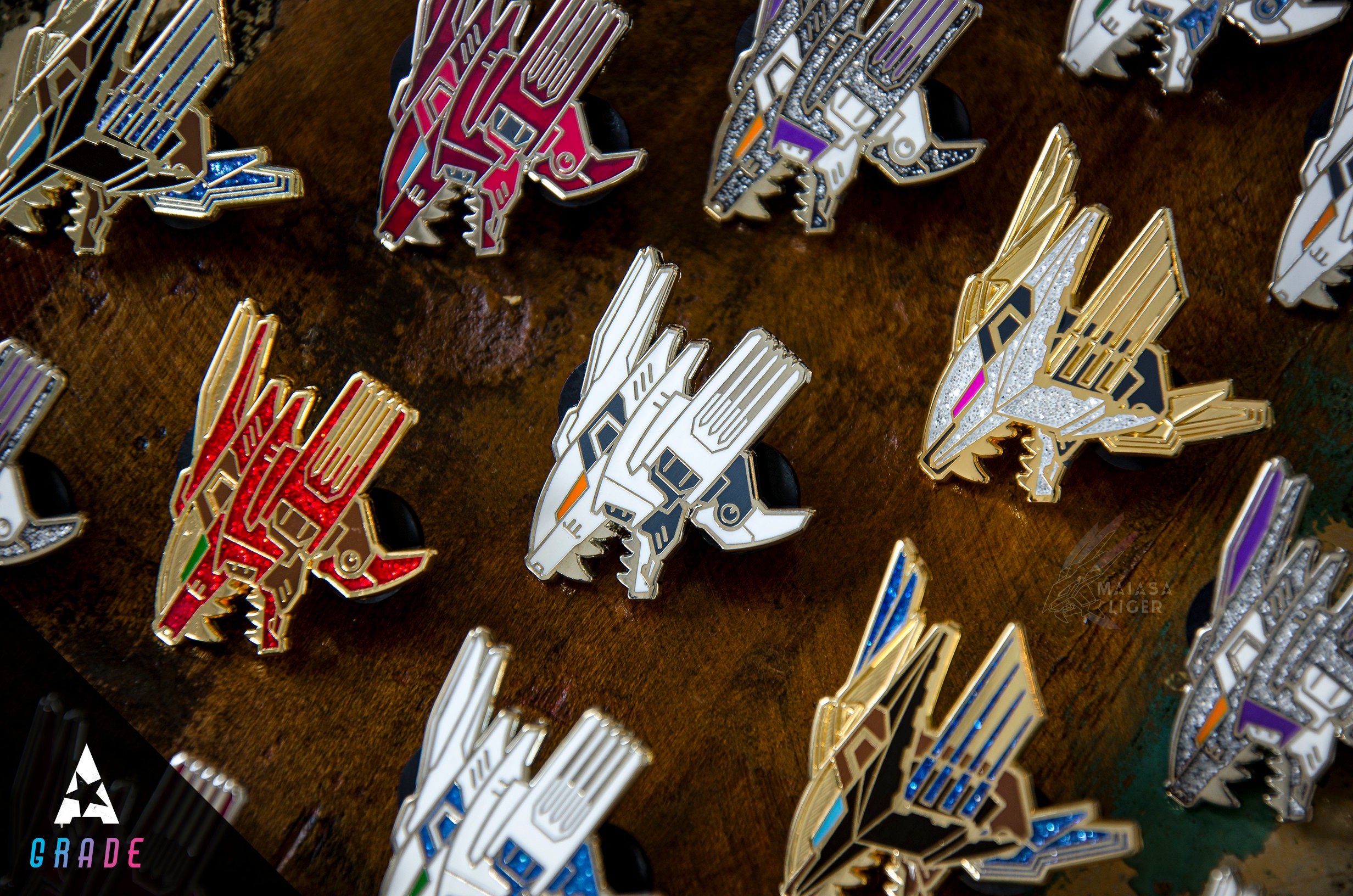 Zoids Liger Zero Hard Enamel Pins