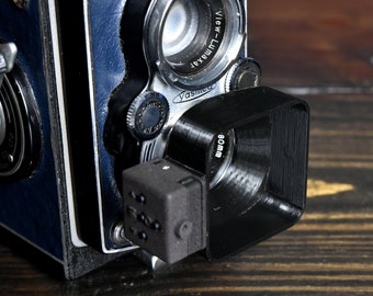 Replacement Yashica Mat Bay 1 Lens Hood With Shoe for Reveni Labs Spotmeter