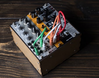 Skiffy 24: Skiff Style Laser Cut & 3D Printed 24HP Eurorack Case