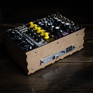 Skiffy 42: Skiff Style Laser Cut & 3D Printed 42HP Eurorack Case image 1