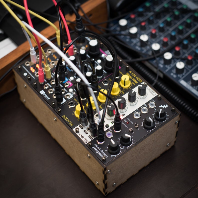 Skiffy 42: Skiff Style Laser Cut & 3D Printed 42HP Eurorack Case image 7