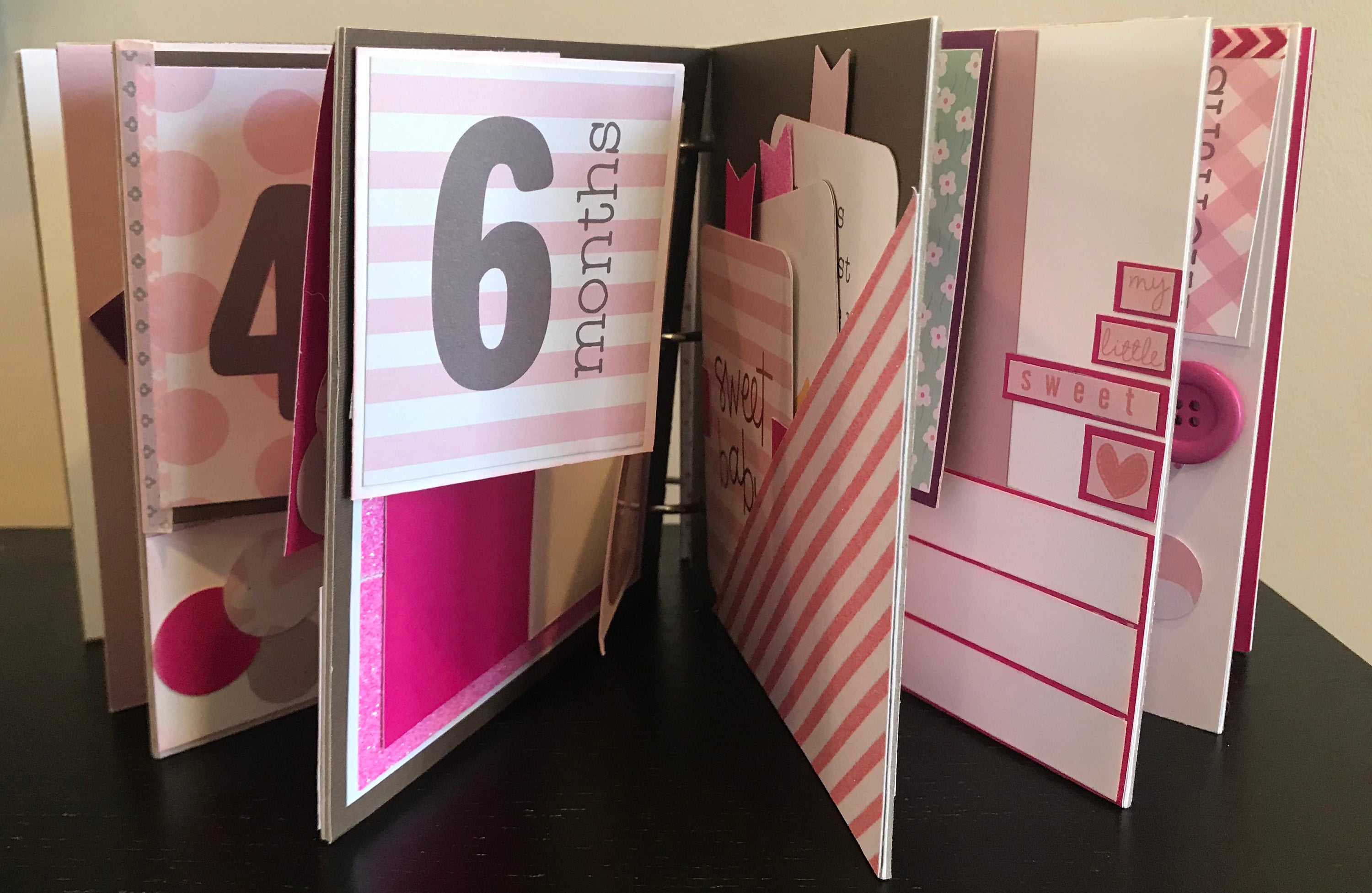 Projects 56-66: New Baby Girl Scrapbook Kit