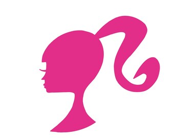 barbie silhouette stickers
