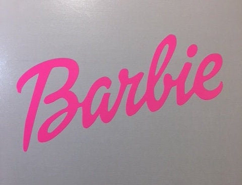 Barbie Logo Vinyl Decal | Etsy