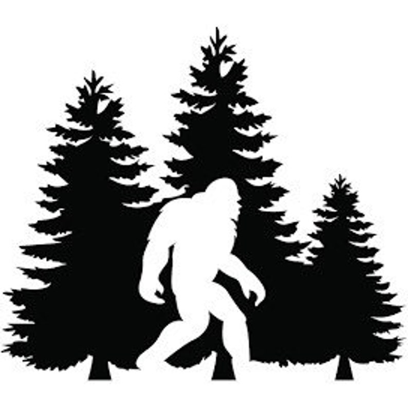 Bigfoot Vinyl Decal Etsy