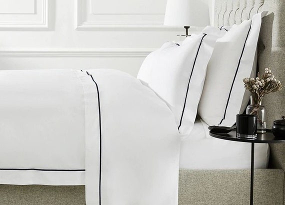 Hotel Quality 100 Cotton White Solid Pattern 1 Piece Duvet Etsy