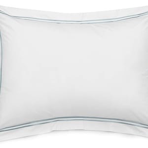 100% Cotton Sateen Hotel Stitch Euro/Pillow Sham (Set Of 1) boudoir, Standard, Queen, King Pillow Shams Euro Shams 20"X20", 26"X26"& 32"X32"