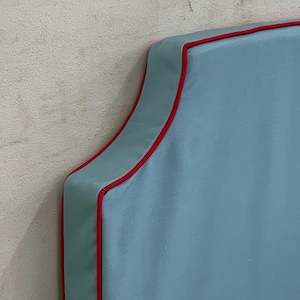 3&quot; thick Headboard with different colour and Piping border - 100% Polyester Headboard