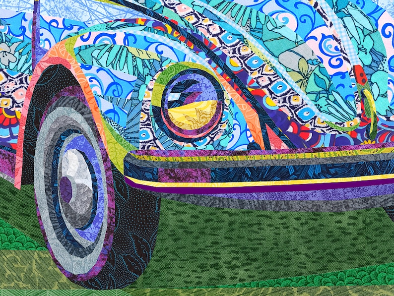 RETRO CAR Quilt Pattern Etsy