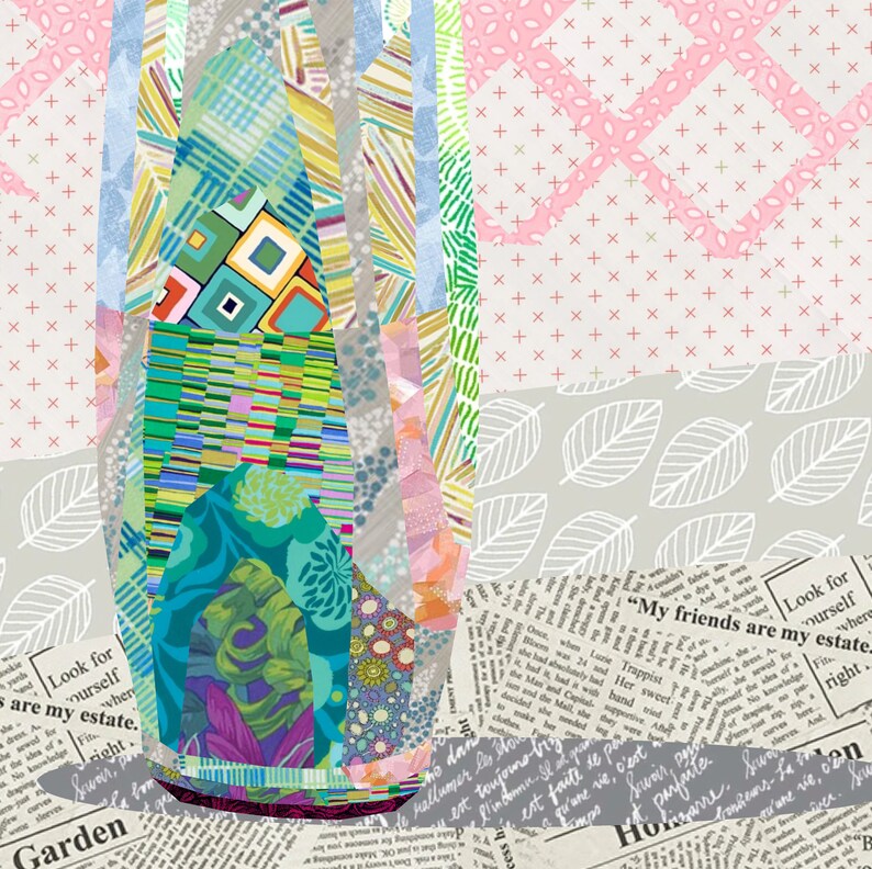 FLOWER IN A VASE Quilt Pattern Etsy