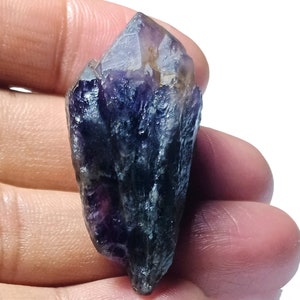 Auralite-23 Crystals Chevron purple amethyst crystal Sourced from Genuine Chevron Amethyst raw From terminated Amethyst Crystal Point Root