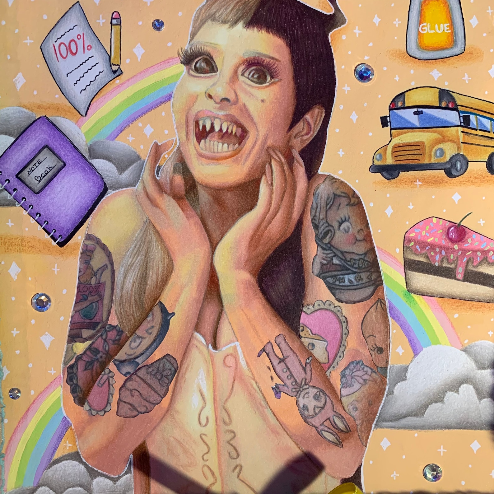 Melanie Martinez Original Drawing Etsy