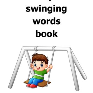 My Swinging Words Book - Printable PDF Vocab Book for Children Learning ...
