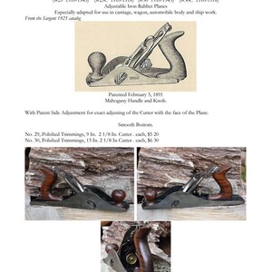 The Sargent Hand Plane Reference Guide For Collectors & Woodworkers: Second Edition image 7