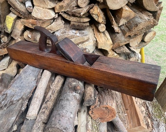 M.Crannell-Albany 26in Wood Bodies Jointer - Hand Plane for woodworking or Rustic Decor