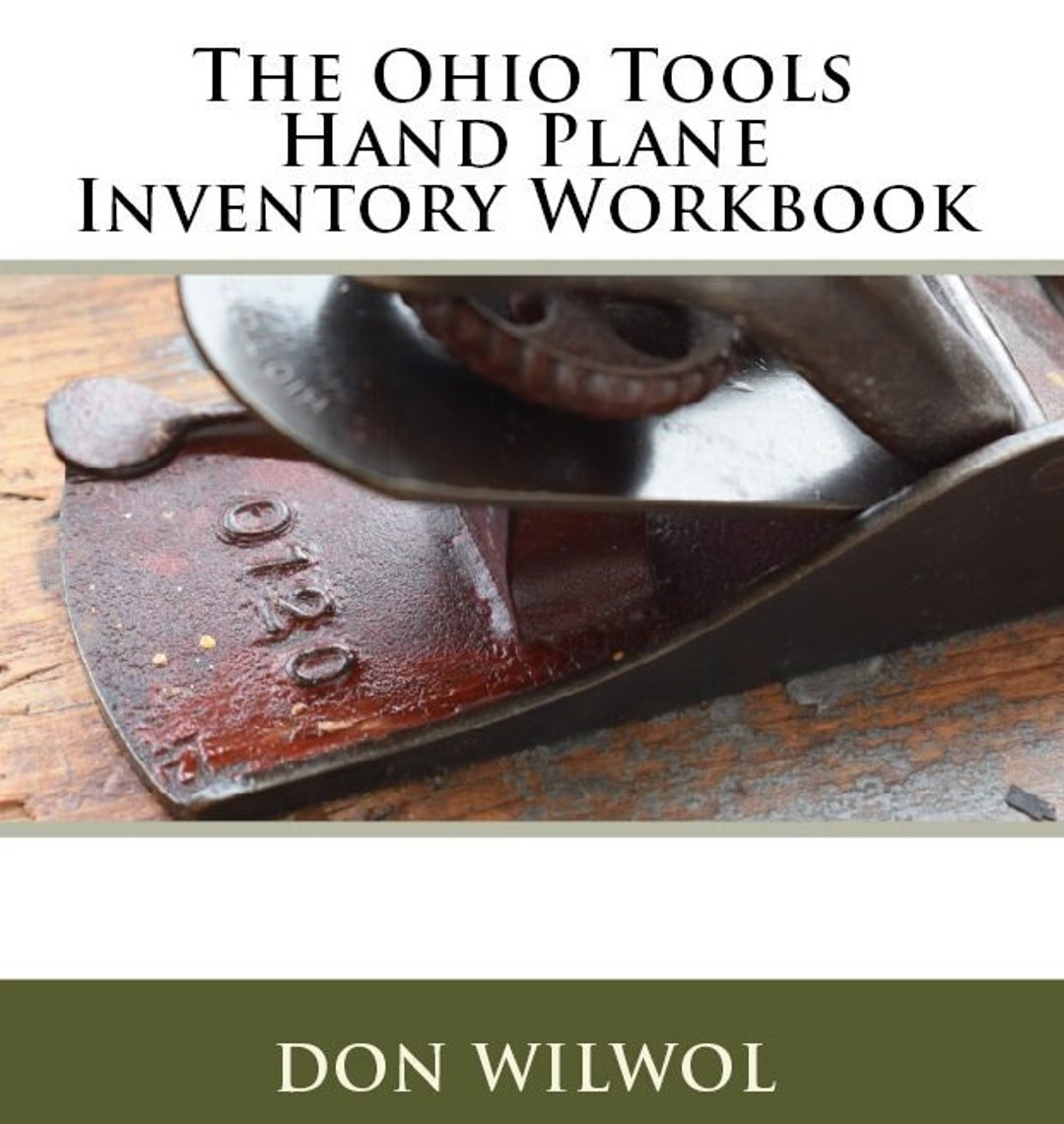 The Ohio Tools Hand Plane Inventory Workbook full Size Etsy