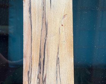 Stabilized Spalted Beech - Knife scale - wood crafts