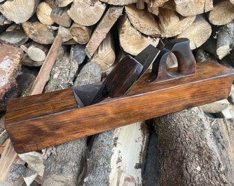 William F. Kellett’s Triple Cutting Iron Wood Bodied Fore Plane ***Collectable**