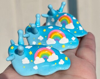 Rainbow Slug Figurines