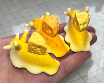 Figuras de babosas de queso