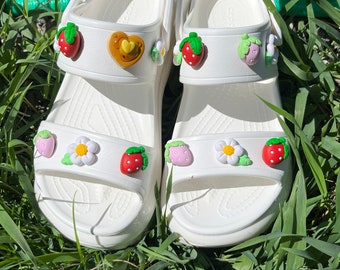 Strawberry Shoe Charms