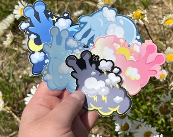 Cloudy Slug Stickers