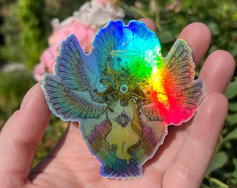 Holographic Angel Slug Sticker