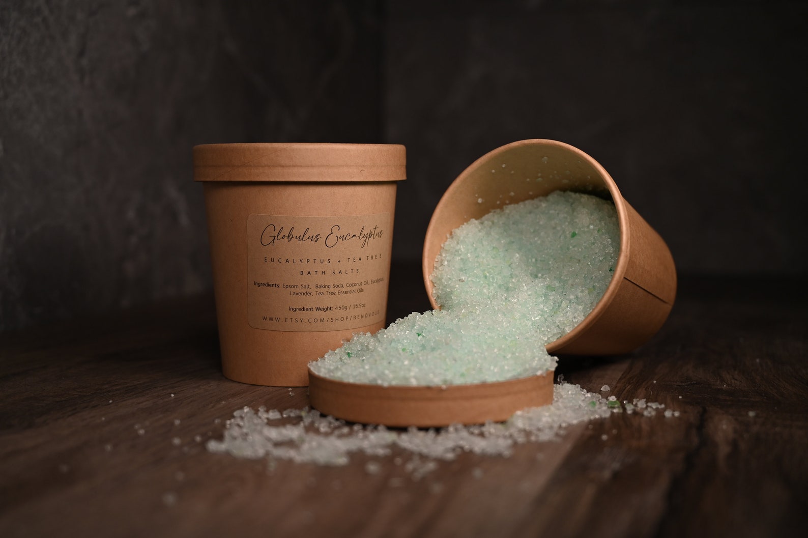 Bath Salts Biodegradable Packaging Various Scents Etsy