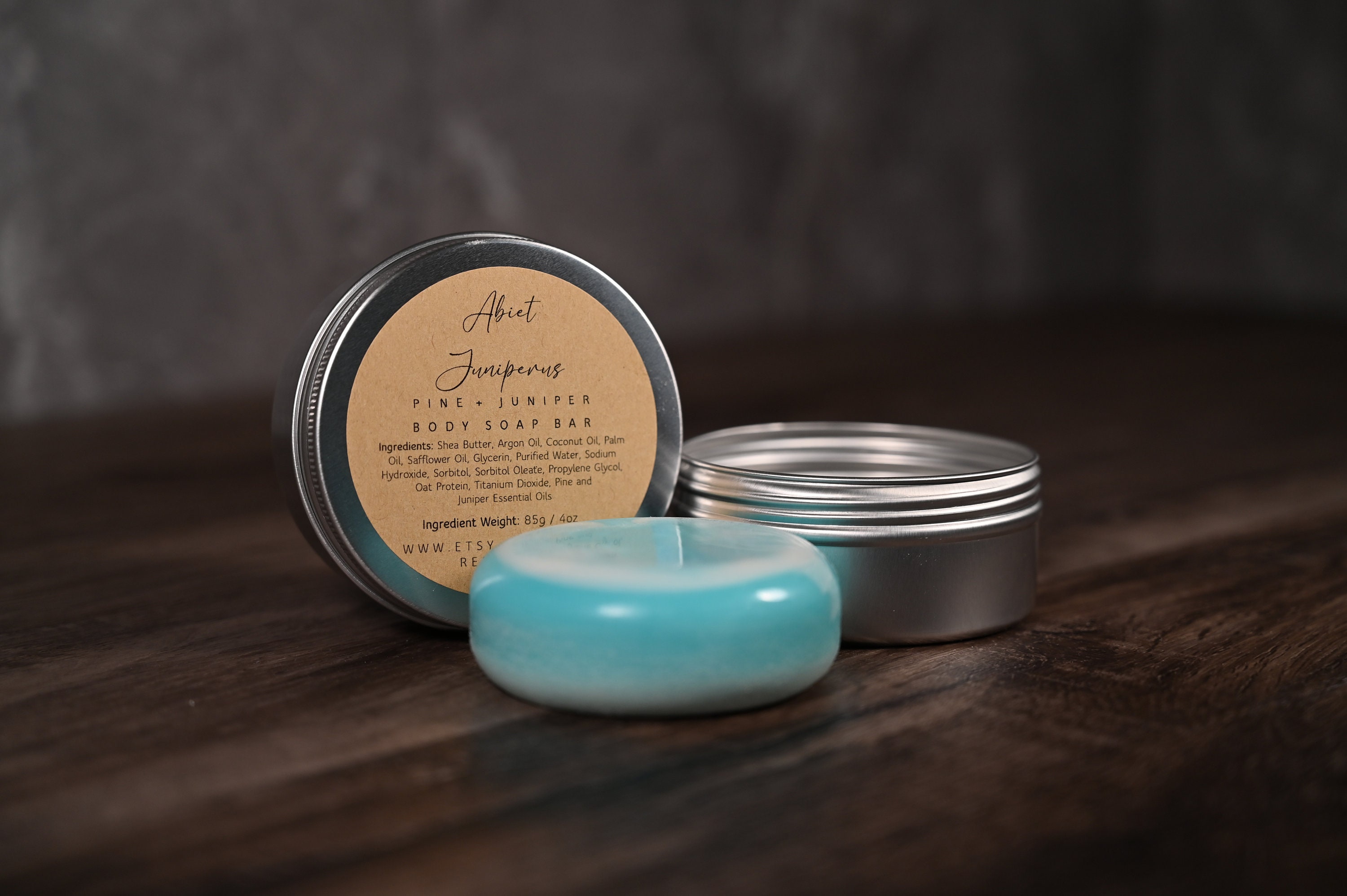 Natural Body Soap Bar w/ Tin Various Scents Available Etsy