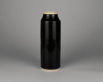 Handmade Large Ceramic Vase – Black and White