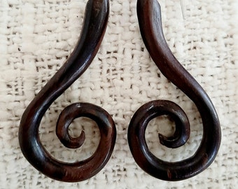 Ethnic wooden earrings for women