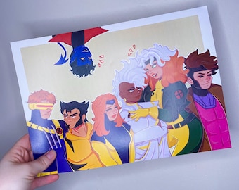 X-Men A4 Print