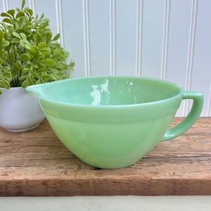 Vintage Anchor Hocking Fire King Jadeite Batter Bowl #13 - Main Image