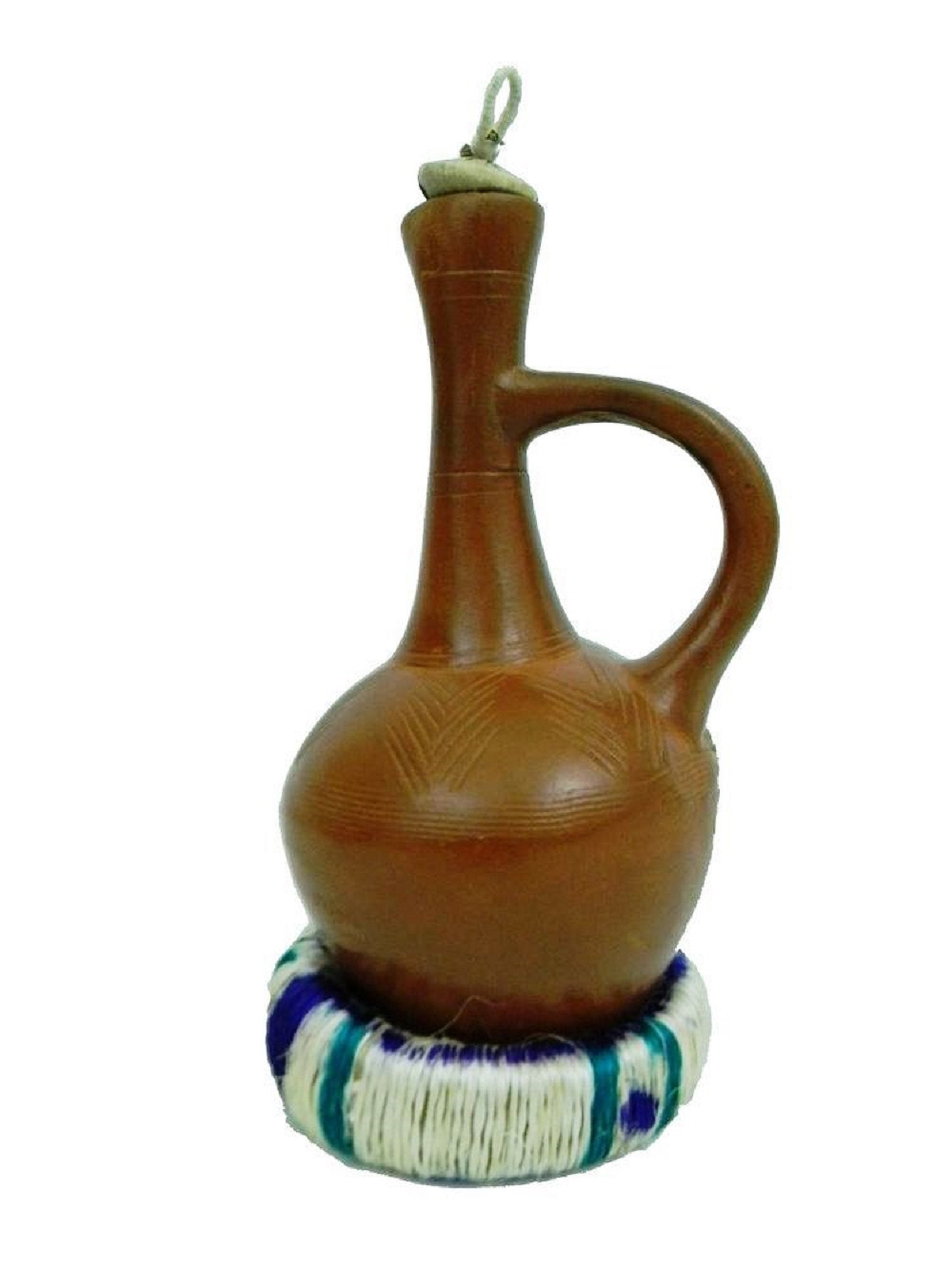 Ethiopian Eritrean Red Coffee pot made out of organic Clay. Etsy