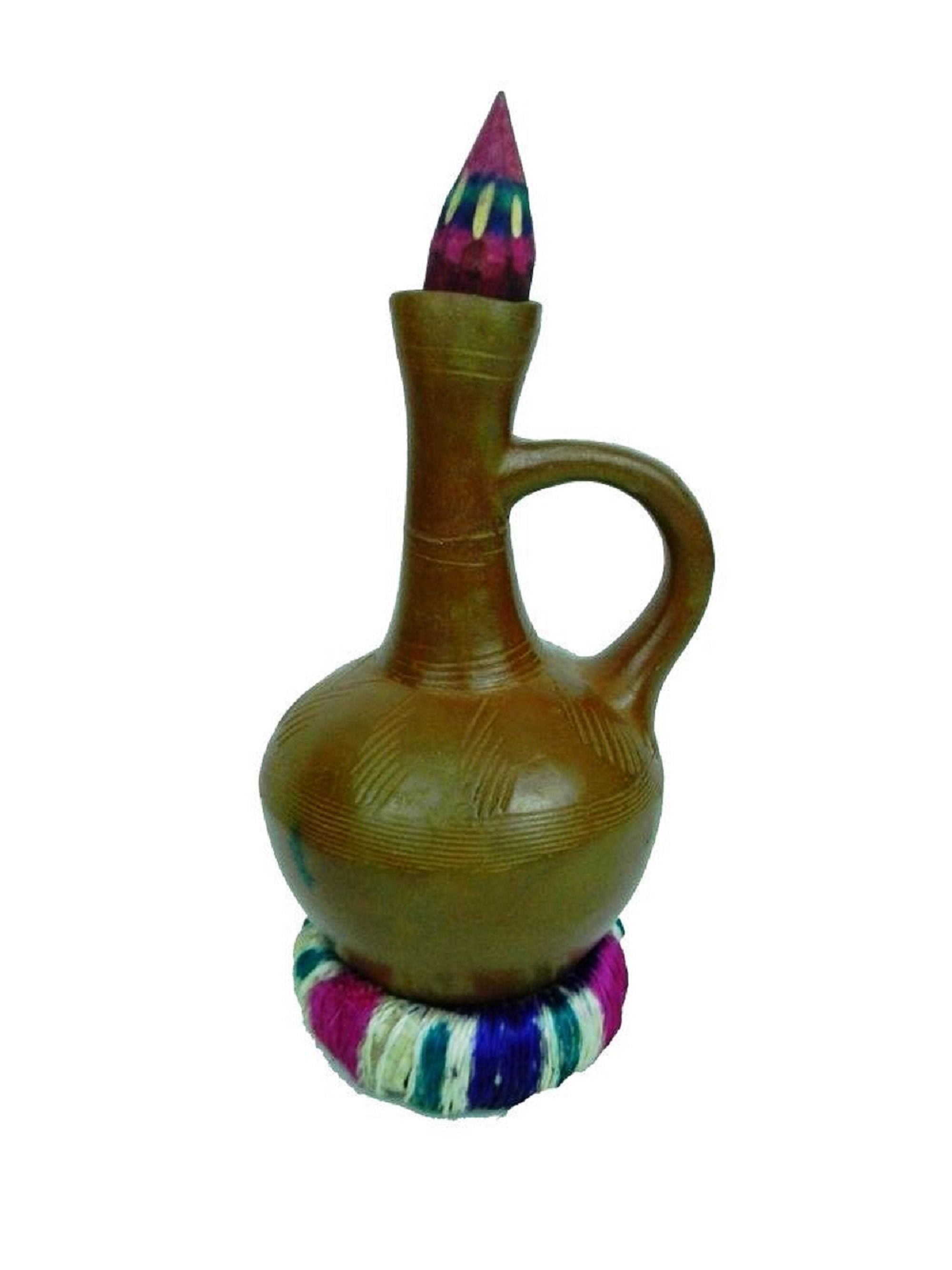 Ethiopian Eritrean Red Coffee pot made out of organic Clay. Etsy