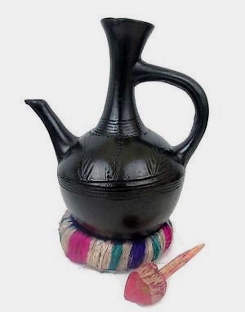 Ethiopian Eritrean Coffee pot made out of organic Clay. Hand Etsy