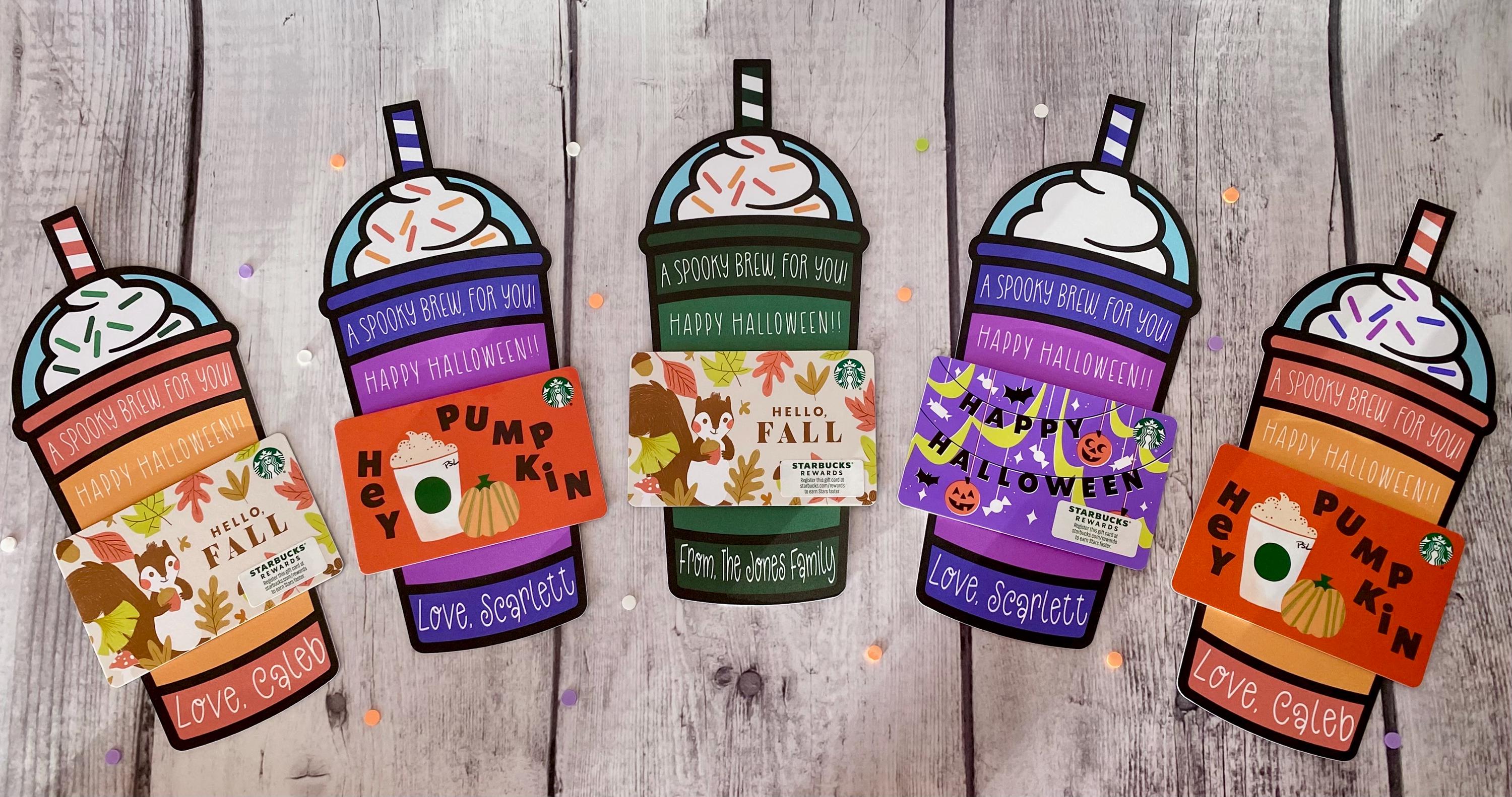 PRINTED Coffee Espresso Halloween Spooky School Teacher Thank You Gift ...