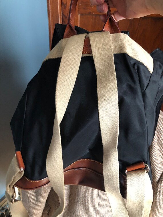 Dooney and Bourke Nylon and Leather Backpack Etsy Finland