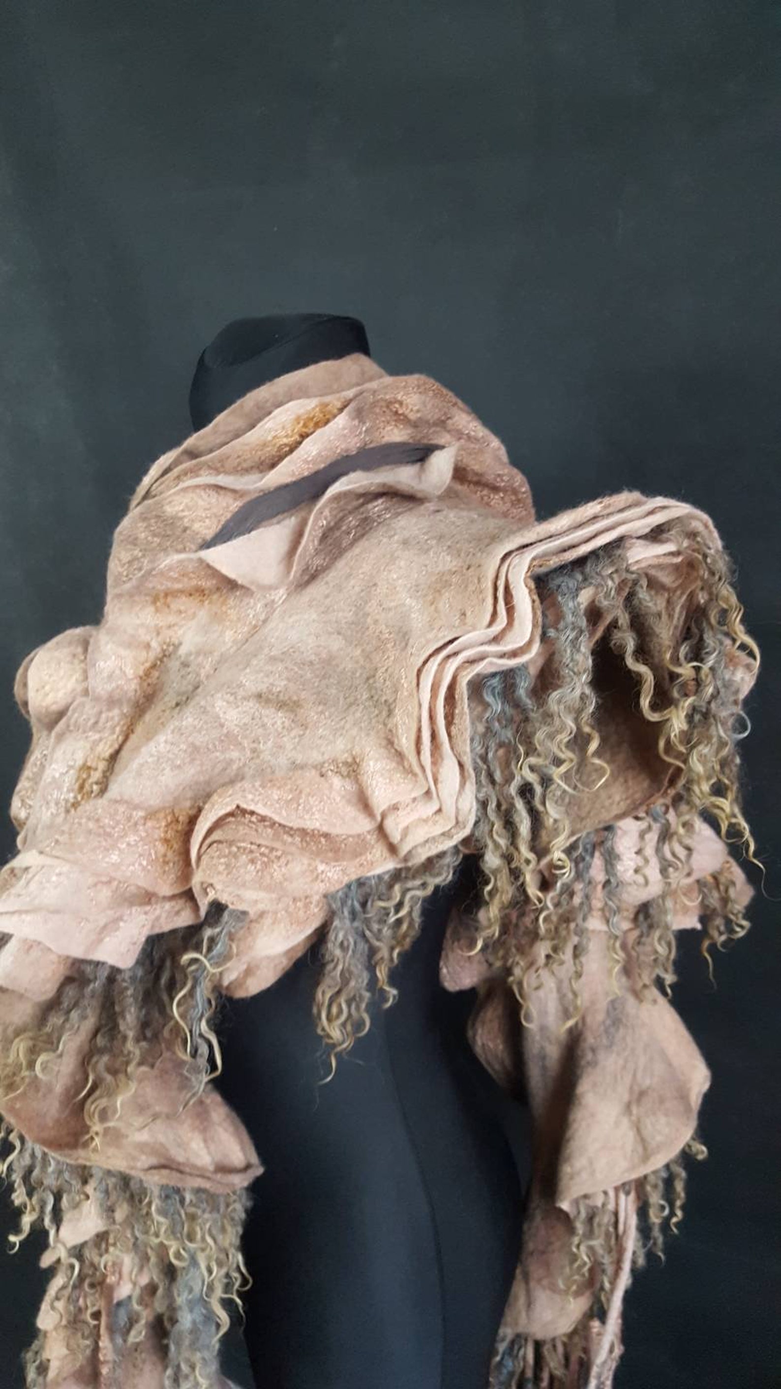 Дикий ошейник викинга. Шаль феи-эльфов. Лесная ведьма обертывает ...