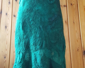 Bosheks sprookjesjurk. Pixie elf vilten jurk. Festivalkleding. Cosplay-kostuum.