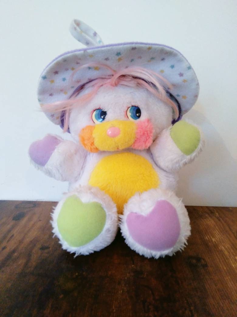 POPPLES Baby Cribsy Popples Plush Complete Vintage 80s By Mattel