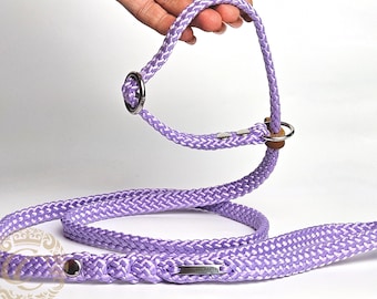 Slip Leash Small Dog Training Lead MINI Retriever Lead Show Leash Thin Paracord Custom Length