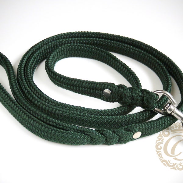 Hondenriem paracord Emerald Green Leash voor honden, PPM koordriem, hondenriem, wasbare riem, groene riem voor huisdieren