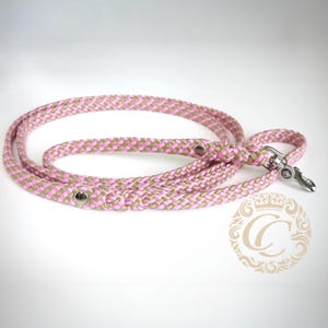Riem kleine hond roze riem plat comfortabele touwriem minihond stijlvolle roze kleine huisdierlijn wasbaar dunne aangepaste riem kattenriem natuurlijk roze