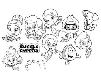 Download Bubble Guppies Birthday Svg Etsy