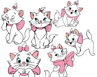 Marie Aristocats Svg Etsy