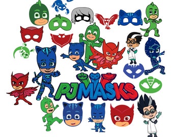 Pj Masks Svg Etsy